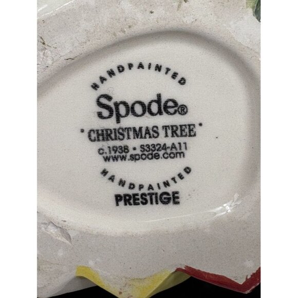 Spode Christmas Tree Handpainted Ceramic Creamer 4.5" Tall - Picture 14 of 14